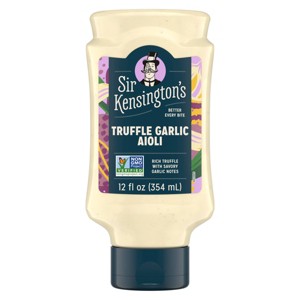 Sir Kensington's Truffle Garlic Aioli Spread & Dressing - 12oz - 1 of 4