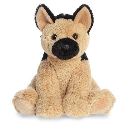 Aurora Medium German Shepherd Cuddly Stuffed Animal Brown 10.5