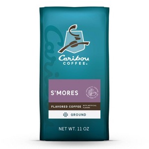 Caribou Coffee S'mores Medium Roast Ground Coffee - 11oz - 1 of 4