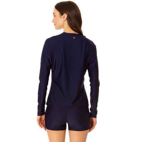 Coppersuit - Women's Long Sleeve Rashguard Swimsuit Top - image 1 of 4