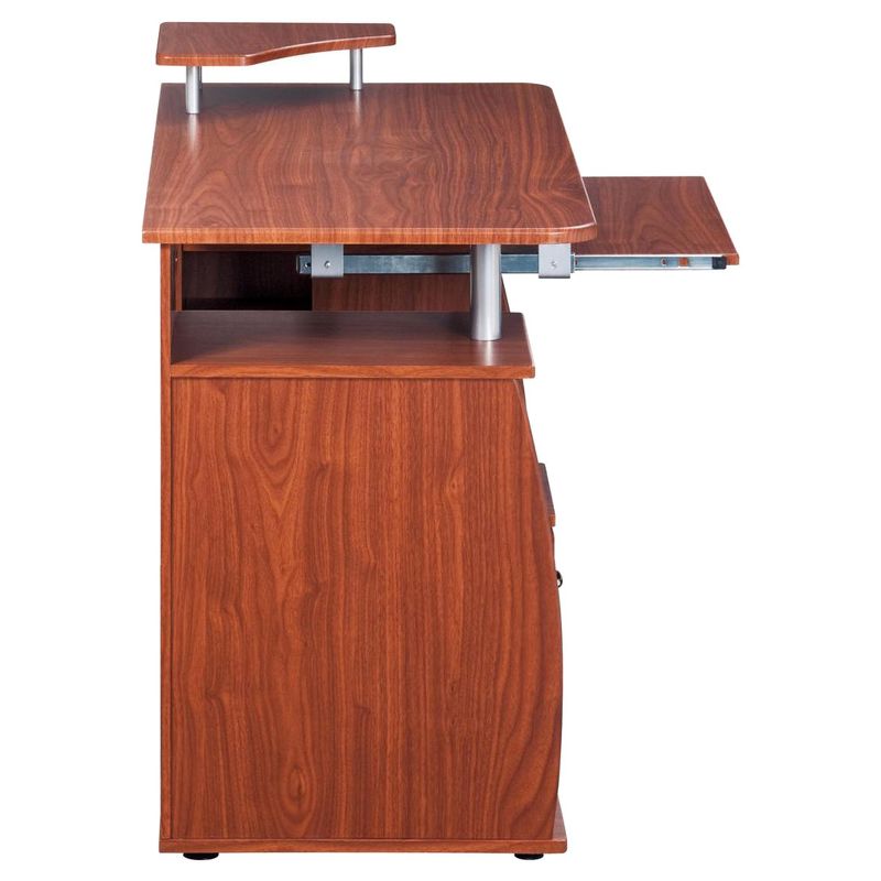 Wood Computer Desk with Drawers - Techni Mobili, 4 of 9