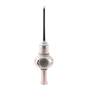 Tree Topper Finial 7.0 Inch Pink Indent Tree Topper Christmas Spring Tree Toppers - 1 of 3