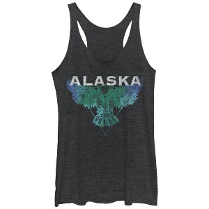 Women's Lost Gods Alaskan Owl Racerback Tank Top - 1 of 3