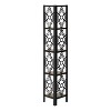 Monarch Specialties Bookshelf Bookcase Etagere Corner 4 Tier 62InchH Office Bedroom Metal Laminate Brown Black Transitional - 4 of 4