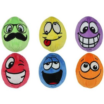 Multipet Egg-Noggins Dog Toy Assortment - A Collection of Egg-Shaped Toys for Playful Pets