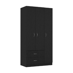 NicBex 70.80"H Armoire Wardrobe Closet Storage Cabinet with 3 Doors & 2 Drawers for Bedroom - 1 of 4