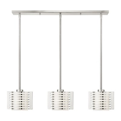 Livex Lighting Hilliard 3 - Light Chandelier in  Brushed Nickel