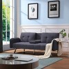 MAYEERTY Folding Arm Chair Lounge 4-in-1 Convertible Sofa Bed - 2 of 4