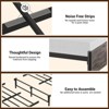 COZONY Vintage Industrial Metal Platform Bed Frame with Wood Headboard & Footboard, Queen Size - 4 of 4