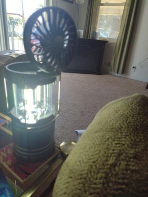 Bell + Howell Collapsible Portable Power Fan Lantern 300 Lumens