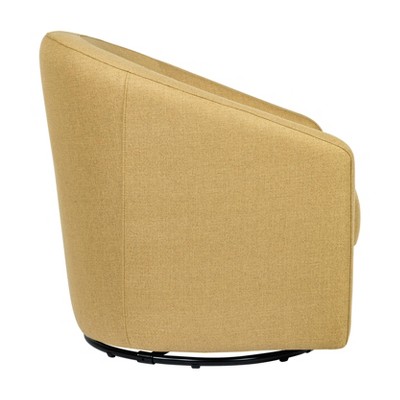 Madison 32'' Performance Dijon Eco-Twill Mid-Century Swivel Glider