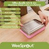 WeeSprout 18/8 Stainless Steel Bento Box - 3 Compartment Lunch Box, for Kids & Adults - 4 of 4