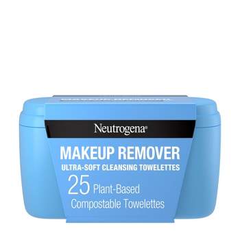 Neutrogena Facial Cleansing Makeup Remover Wipes with Vanity Case - 25ct