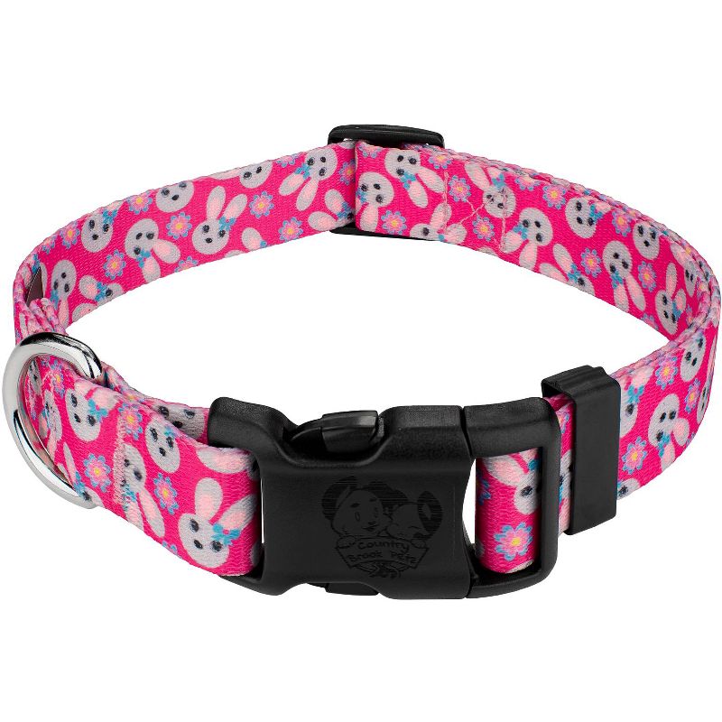 Country Brook Petz® Deluxe Spring Bunnies Dog Collar - Made in The U.S.A., 1 of 7