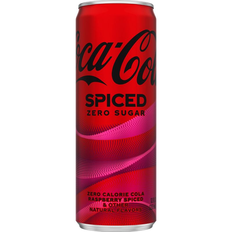 Coca-Cola Spiced Zero Sugar - 12 fl oz Slim Can, 1 of 10