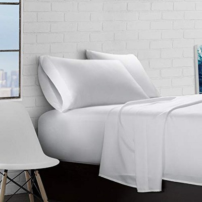 White Full Super Soft Triple Brushed Microfiber Sheet Set