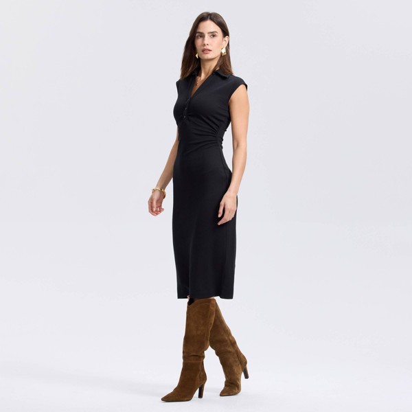Vestido Midi Entallado de Manga Corta para Mujer - A New Day™ 3