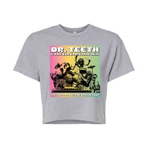 Women's - Disney - Dr. Teeth & The Electric Mayhem Band Cropped Graphic T-Shirt - 1 of 4