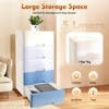YIYIBYUS Plastic Drawers Dresser, Storage Cabinet Tall Dresser Organizer - 4 of 4