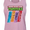 Women's - Teenage Mutant Ninja Turtles - Color Stripes Graphic Racerback Tank - image 2 of 4