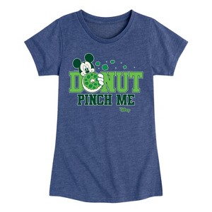 Girls' - Disney - Donut Pinch Me Fitted Short Sleeve Graphic T-Shirt - 1 of 4
