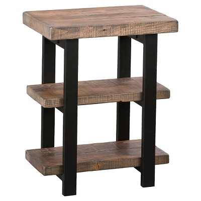 target wood end table