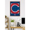 Trends International MLB Chicago Cubs - Logo 25 Framed Wall Poster Prints - 2 of 4
