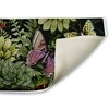 Stupell Industries Dark Succulents Midnight Garden Printed Plush Bath Mat And Bath Rug, Design By Nicole Tamarin, 18"X30" - 2 of 4