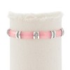 Ross-Simons Pink Jade "Good Fortune" Bracelet in Sterling Silver - 4 of 4