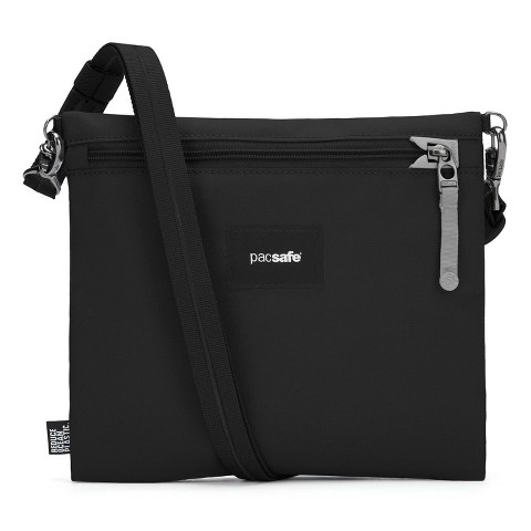 Pacsafe Go Crossbody Pouch , Jet Black