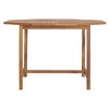 vidaXL Patio Dining Table 43.3 in.x43.3 in.x29.5 in. Solid Wood Teak - 2 of 4