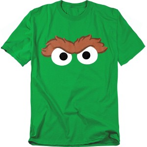 Men's Sesame Street Oscar The Grouch Eyes T-Shirt - 1 of 4