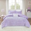 Audrey Metallic Printed Plush Comforter Set - image 3 of 4