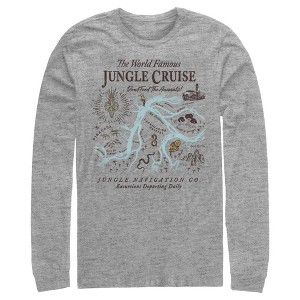Men's Jungle Cruise Excursion Map Long Sleeve Shirt - 1 of 4