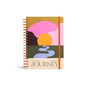 Papier 150pg Guided Notebook 9.84"x7.48" Travel Journal The Sunset - 1 of 4