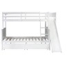 Luxystar Twin over Full Bunk Bed with 2 Drawers, Shelves and Slide for Kids' Room - 3 of 4