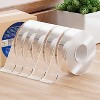 Aoibox Reusable Nano Adhesive Tape, Double Sided Mounting Strips, Clear Heavy Duty Wall Tape for Hanging Photos, Posters, Mirrors - 3 of 4