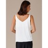 INSPIRE CHIC Women's Satin V Neck Spaghetti Strap Summer Fall Tank Tops - 4 of 4