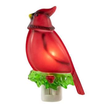 Northlight 5.5" Red Cardinal Bird Christmas Night Light