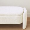 CAVINAS 3D Lamb Wool Storage Ottoman Bench,Living Room Ottoman with Hidden Compartment,Large Storage Bench for Bedroom,Entryway - 4 of 4