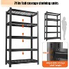 Clihome 5-Layer Metal Multi-Purpose Storage Rack,Boltless Storage Rack with Gourd Hole Design - 4 of 4