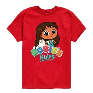 Boys' - Rosie's Rules - Rosie And Logo Short Sleeve Graphic T-Shirt - 1 of 3