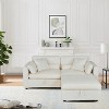 MyDepot Modern Sectional Sofa with Storage Function and 2 Pillows - 4 of 4