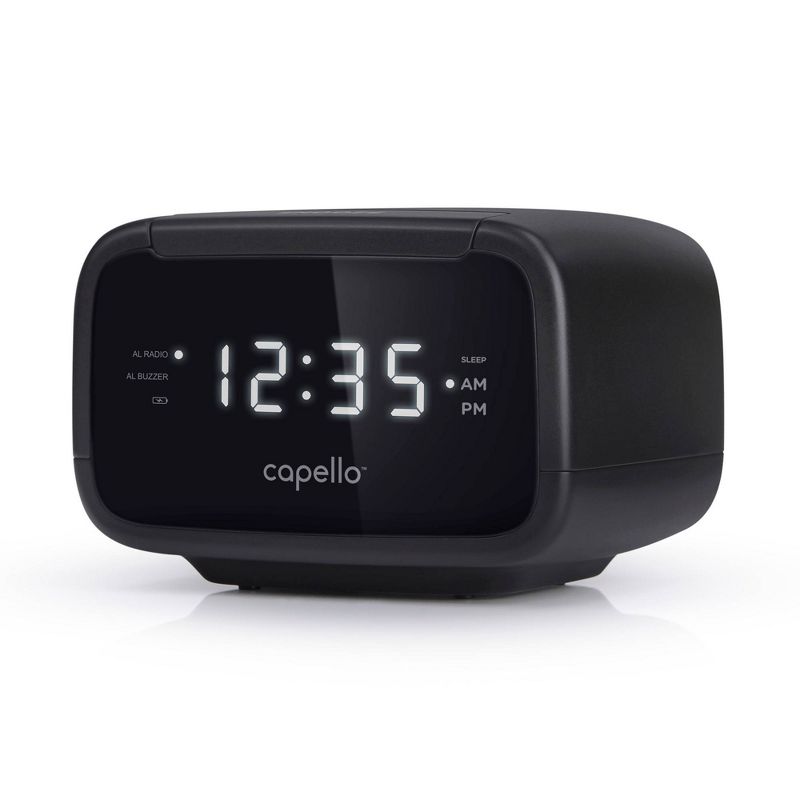 CR15 Digital AM &#38; FM Alarm Clock Radio - Black - Capello, 4 of 5
