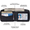 Alpine Swiss Logan Zipper Bifold Wallet For Men or Women RFID Safe Comes in a Gift Box - 3 of 4