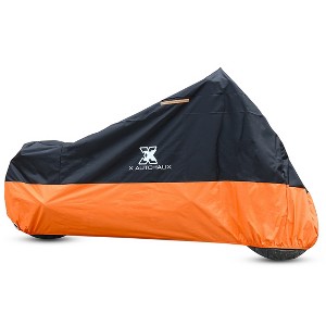Unique Bargains 210D Oxford Fabric Outdoor Rain Dust UV Snow Water Proof Motorcycle Cover - 1 of 4