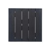 Square edged wooden table,Black - 3 of 4