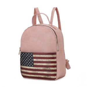 MKF Collection Briella Vegan Leather Women’s FLAG Backpack by Mia K - 1 of 4