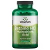 Swanson Digestive Health Treatments Betaine Hcl Hydrochloric Acid with Vegpeptase 250 Veg Caps. - 2 of 3