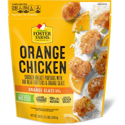 Foster Farms Frozen Orange Breaded Chicken - 24oz